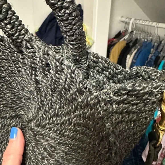 Clare V Black Crossbody Bag ONLY (long strap not included) - Picture 5 of 6